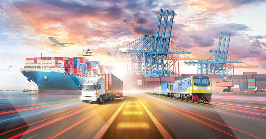 logistics industry background